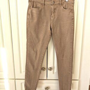 American Eagle Outfitters Tan Straight Leg Pants, Size 10 Regular